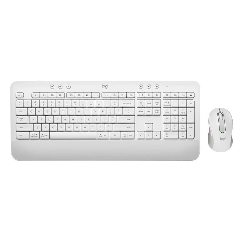 Logitech MK650 Wireless Keyboard And Mouse Combo,Bolt Receiver,White - 3YR WTY