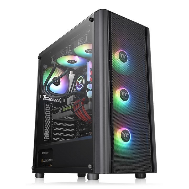 ThermalTake THM Cas V250-Air-Tempered-Glass-Argb