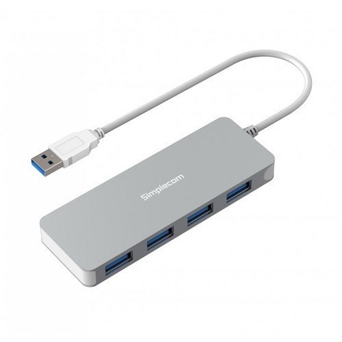 Simplecom SMP Uhb 4P-Usb3-Ultra-Slim-Silver