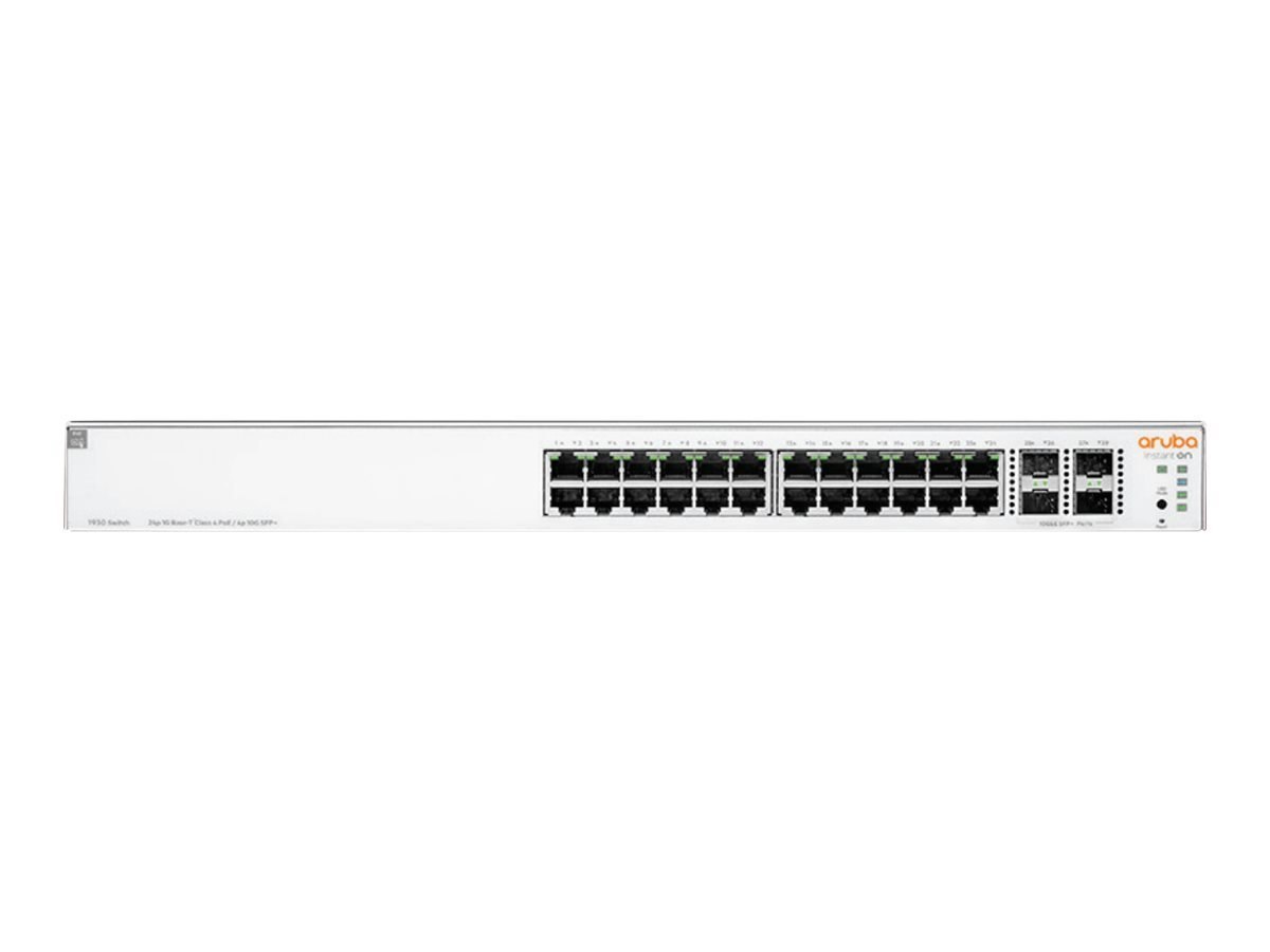 HPE Aruba Instant On 1930 24G Class4 PoE 4SFP/SFP+ 195W Switch (JL683B)