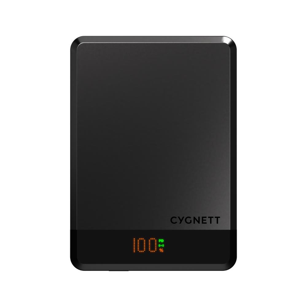 Cygnett MagSlim 10000mAh (10K) Magnetic Wireless Power Bank - Black