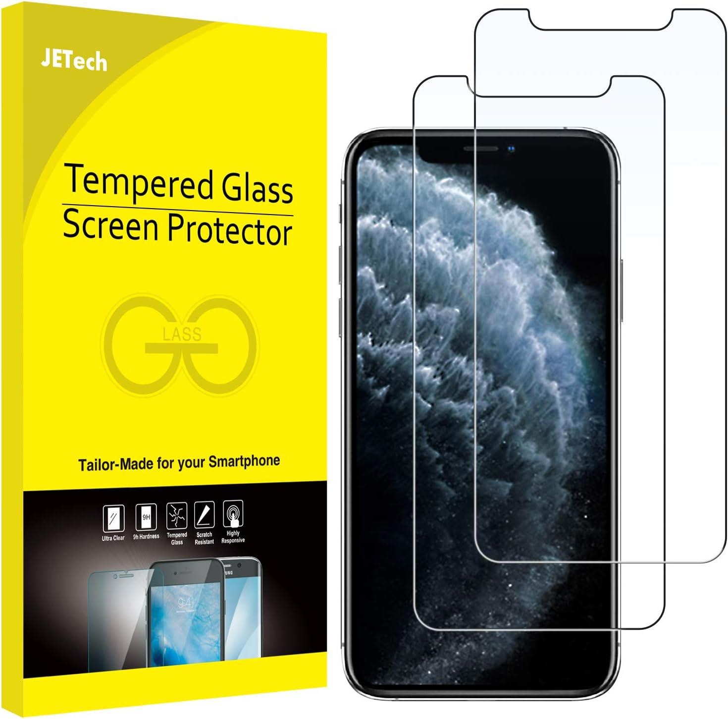 JETech Screen Protector for iPhone 11 Pro, iPhone Xs and iPhone X 5.8-Inch, Tempered Glass Film