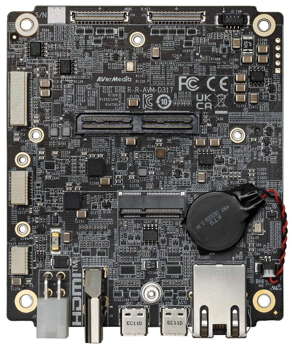 AVerMedia D317 Carrier Board For Nvidia Jetson Agx Orin & Agx Orin Industrial