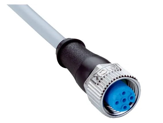 Sick Straight Female 4 way M12 to 4 way Unterminated Sensor Actuator Cable, 2m