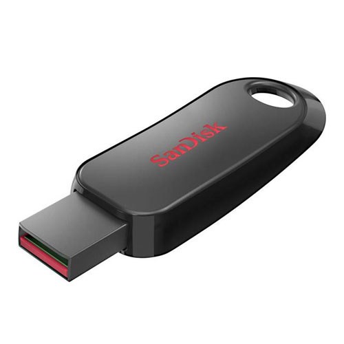 SanDisk Cruzer Snap 128 GB USB 2.0 Type A Flash Drive - Black