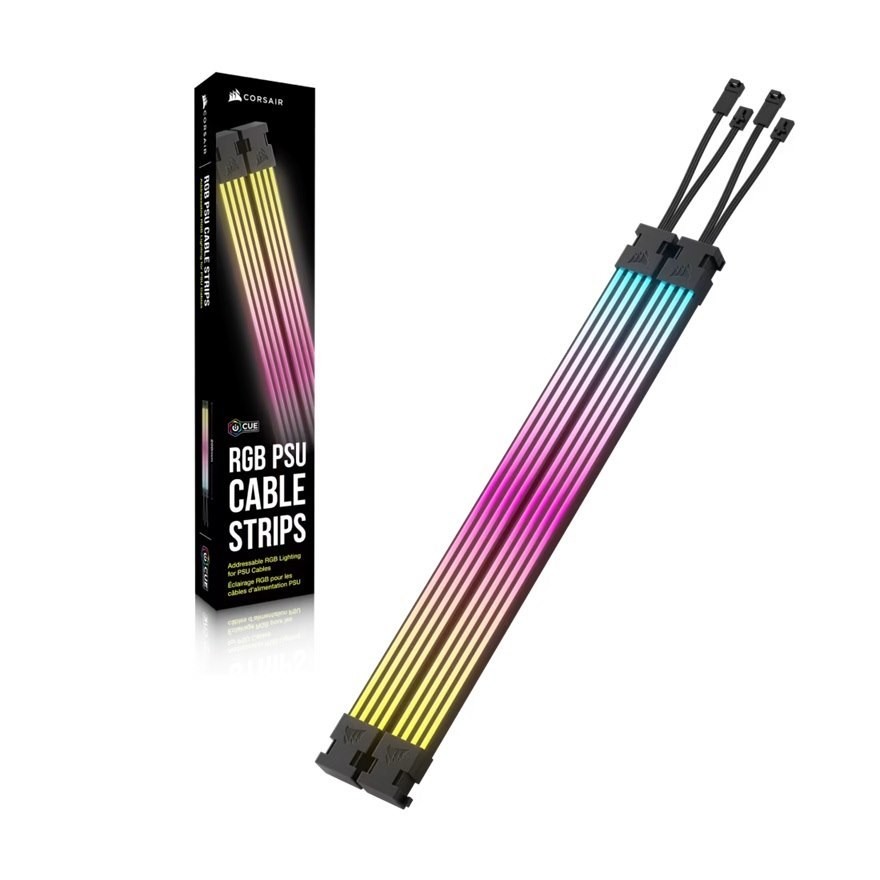 Corsair Icue Argb Psu Cable Strips (Product Name TBD)