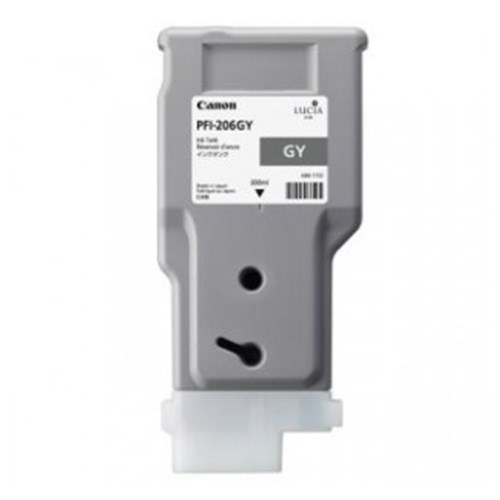 Canon Lucia EX PFI-206GY Original High Yield Inkjet Ink Cartridge - Grey Pack