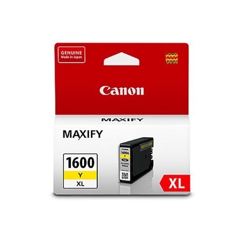 Canon PGI1600XLY Original High Yield Inkjet Ink Cartridge - Yellow Pack