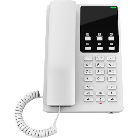 Grandstream Desktop Hotel Phone W/ Built-In Wifi - White
