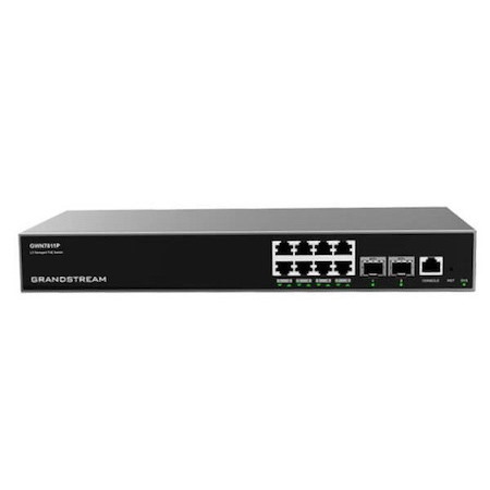 Grandstream Enterprise Layer 3 Managed Poe Network Switch 8 X Gige 2 X SFP