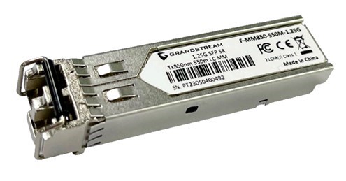Grandstream SFP Fiber Module - Multi-Mode 850NM 550-Meter 1.25GBPS