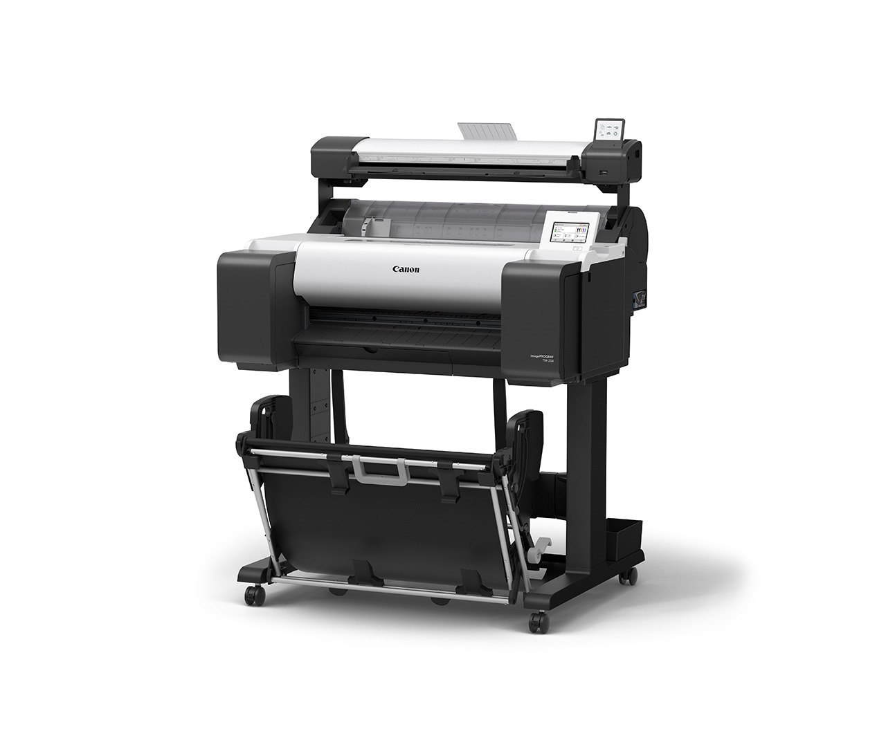 Canon Ipftm-250 24 Large Format Printer W/ Stand & Scanner