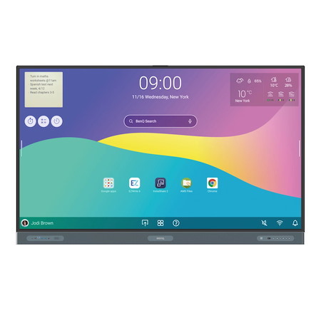 Benq 86 RP8604 4K Uhd 450Nits 12001 Contrast Android 13 With Wifi Dongle - 5YRS WTY
