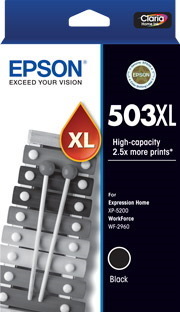 Epson 503 XL Black Ink XP-5200 WF-2960