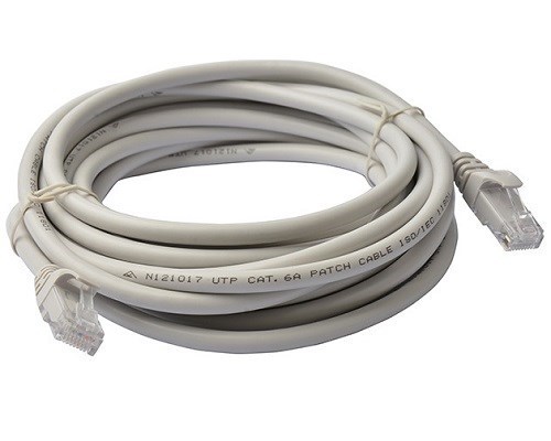 8Ware 8WR Cab Nw-Cat6-5M-Snagless-Grey