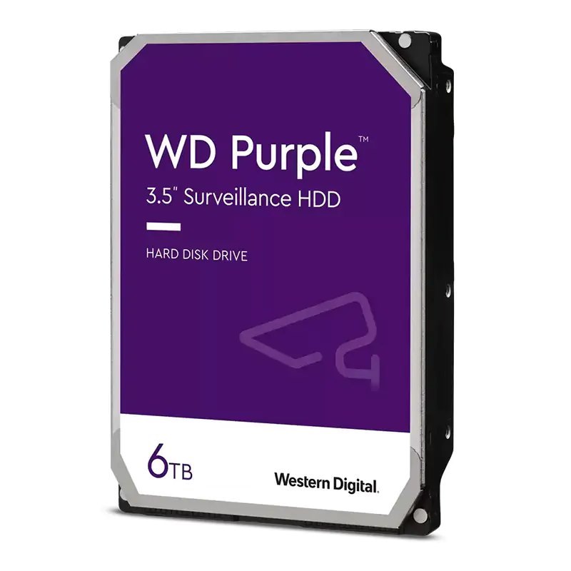 Western Digital WDD HDD Sata-6Tb-Purple-Wd64purz