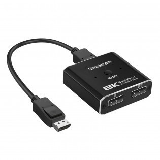 Simplecom SMP CNV 4K-2-Way-Dispay-Port-Switch-Cm202