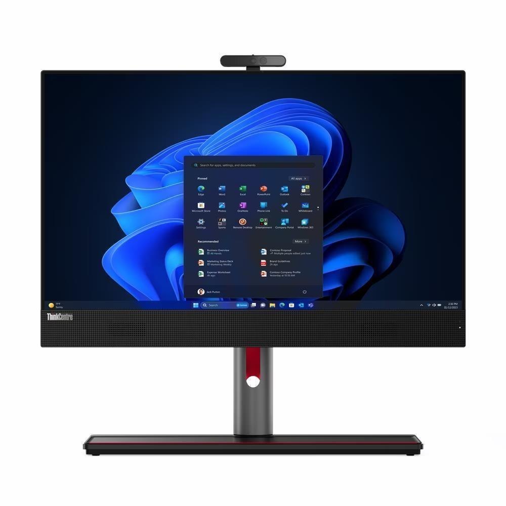 Lenovo ThinkCentre M90a Gen 5 12SH001CAU All-in-One Computer - Intel Core i7 14th Gen i7-14700 - 16 GB - 512 GB SSD - 23.8" Full HD - Desktop - Black