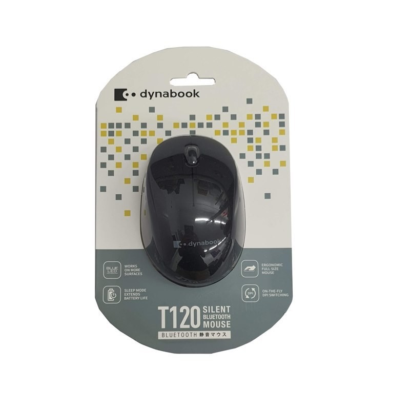 Toshiba Dynabook T120 Bluetooth Optical Mouse, Black