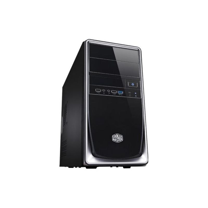 Cooler Master Elite RC-344-SKR500-N2 Computer Case - ATX Motherboard Supported - Mini-tower - Steel, Plastic - Silver, Black