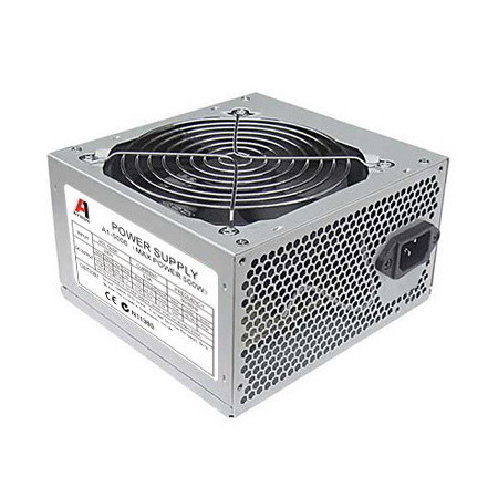 Aywun 500W Retail 120MM Fan Atx Psu. 1X 6Pin Pci-E, 24Pin Atx. Easy To Install, 2 Years Peace Of Mind Warranty