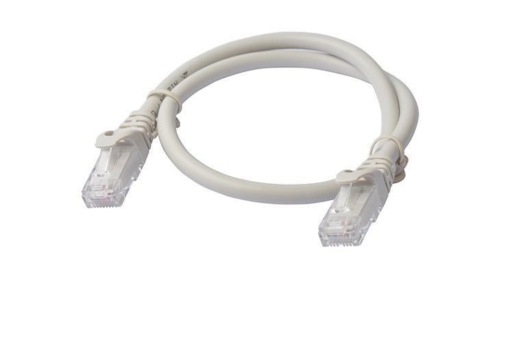 8Ware Cat6a Cable 0.5M (50CM) - Grey Color RJ45 Ethernet Network Lan Utp Patch Cord Snagless