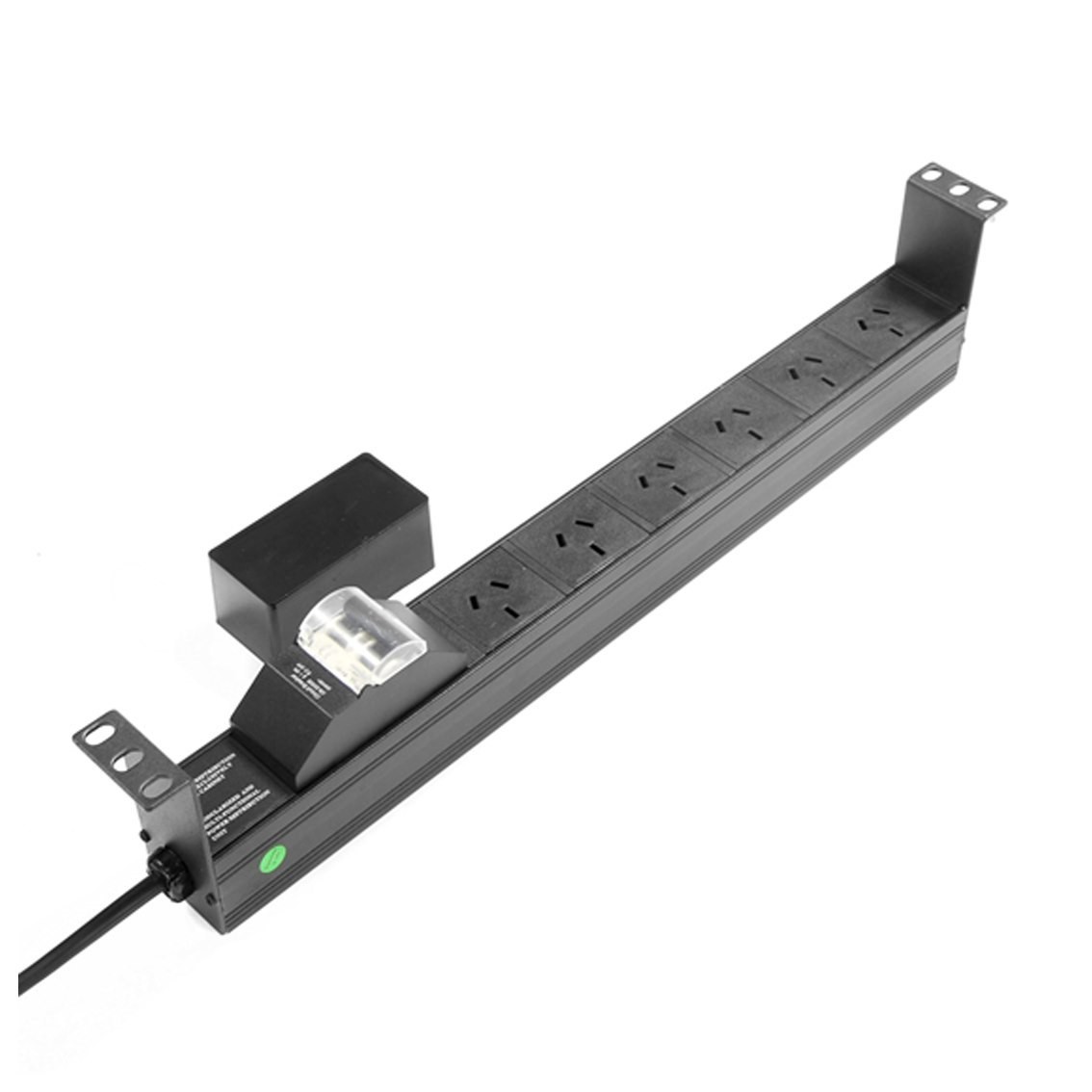 PowerShield Horizontal Pdu With 10A Aus Input Plug, 6 X Anz 10Amp Outlets, Provides Reliable Power Distribution For Horizontal Installations