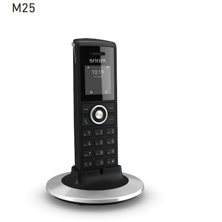 Snom M25 Office Handset, Colour Screen, 75 Hours Standby Time, 3.5MM Headset Jack, Multiple Language Support