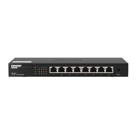 Qnap QSW-1108-8T Upgrade Your Qnap Network To 2.5GbE Connectivity 8xPorts 8x2.5GbE 12V/1.5A