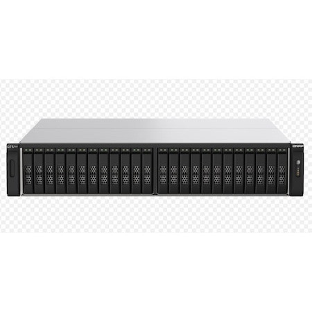 Qnap TS-h2490FU-7232P-64G 24 Bay 2.5-Inch U.2 PCIe NVMe Nas Amd Epyc™ 7302P 16-Core 3.0 GHz 64G DDR4 Ecc Hot-Swappable 2x25GbE 2x2.5GbE 2xUSB3.2 5 YRS