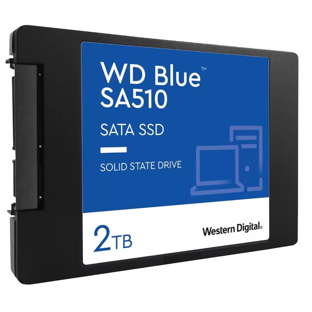 SanDisk Western Digital WD 2TB Blue Sa510 Sata SSD 2.5'/7MM Cased Read 560MB/s Write 520MB/s Wds200t3b0a 5-Year Limited Warranty