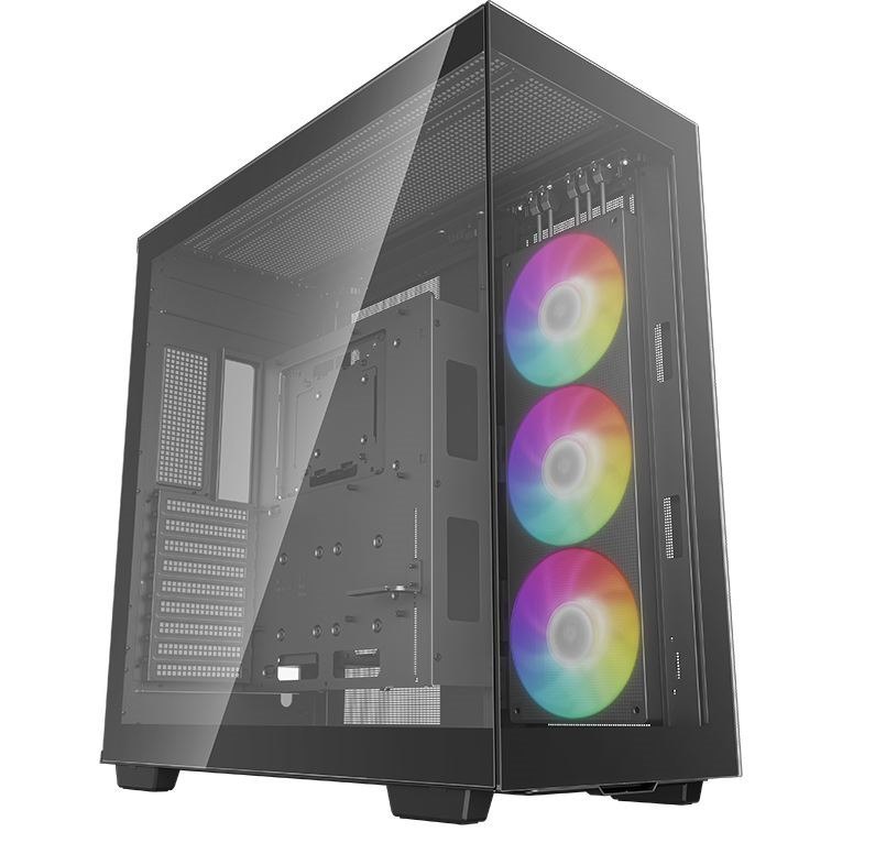 DeepCool CH780 Panoramic Tempered Glass Atx Case, 1 X Pre-Installed Fans, Gpu Up To 480MM, Usb3.0×4, Audio×1, Type-C×1