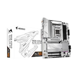 Gigabyte B650 Aorus Elite Ax Ice Amd B650 Am5 Atx Motherboard 4X DDR5~192GB,3x PCIe X16, 3X M.2, 4X Sata 6, 2X Usb 3.2, 1X Usb-C, 2X Usb 2.0