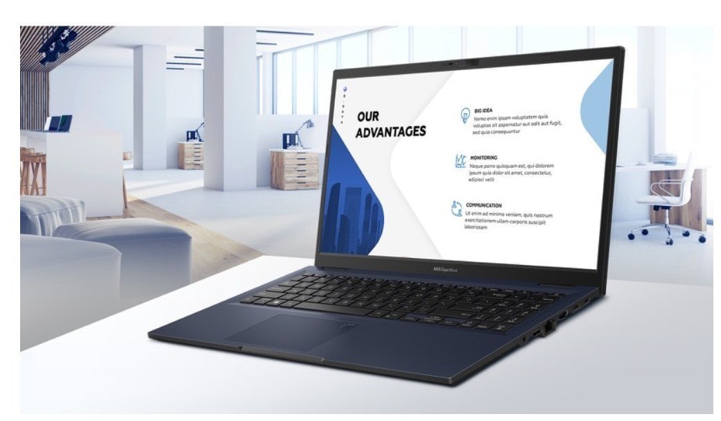 Asus ExpertBook B1 15' FHD Intel I5-1335U 16GB 512GB SSD Windows 11 Pro Intel Uhd Graphics Fingerprint Ir Cam Usb-C Hdmi Lan Mil-Std 1.7KG 1YR Os