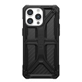 Uag Monarch Apple iPhone 15 Pro Max (6.7') Rugged Case - Carbon Fiber (114298114242), 20FT. Drop Protection (6M), Tactical Grip, 10 Years Warranty