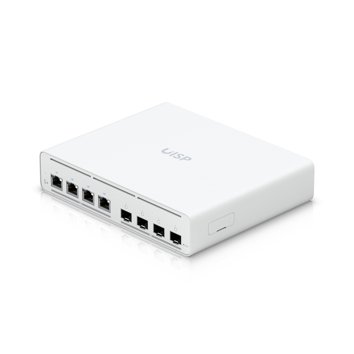 Ubiquiti Uisp Switch Plus, 2.5 GbE PoE Switch For Isp Applications, RJ45 Ports, 27V Passive PoE Output, 4 10G SFP+ Ports, 2Yr Warr