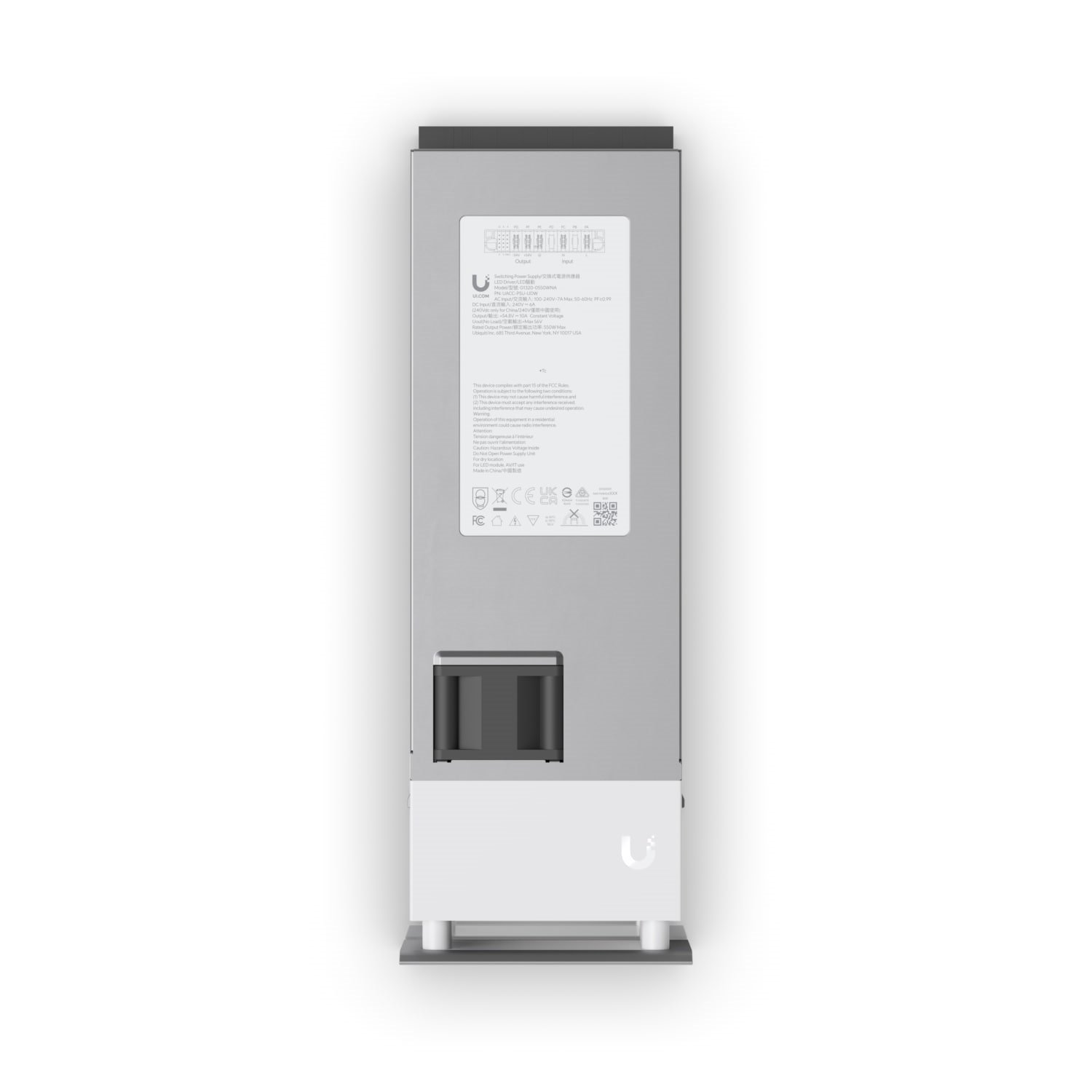 Ubiquiti Power Module, Provides Option Power Redundancy For Dream Wall, 550W (54.8V) AC-to-DC Auxiliary Power Module, Compatible Udw, 2Yr Warr