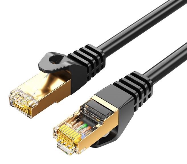 8Ware Cat7 Cable 3M - Black Color RJ45 Ethernet Network Lan Utp Patch Cord Snagless