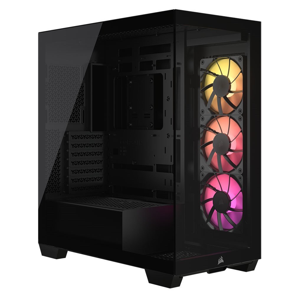 Corsair 3500X Argb Mid-Tower PC Case, Black