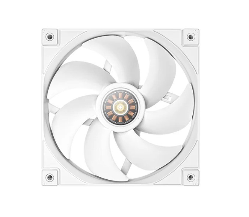 DeepCool FT14 White High-Performance Cooling 140MM Fans, Low Operation Noise, 4-Pin PWM, 500-1650 RPM, High End Material