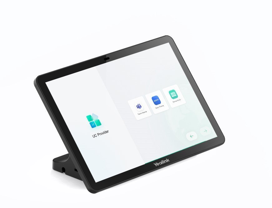 Yealink CTP25 Teams Collaboration Touch Panel, Annotation On Shared Content, Conference Control, Flexible Deployment, 10-Inch Touch Screen