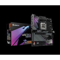 Gigabyte X870e Aorus Master Amd Am5 Atx Motherboard 4X DDR5~256GB,3x PCIe X16, 4X M.2, 4X Sata 6, 8X Usb 3.2, 2X Usb2.0, 2X Usb-C,