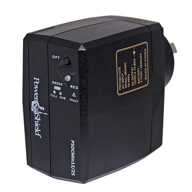 PowerShield DC Mini 12V DC 18W (1.5A) Plug Pack Ups, Compact And Efficient Power Backup For Small DC Devices