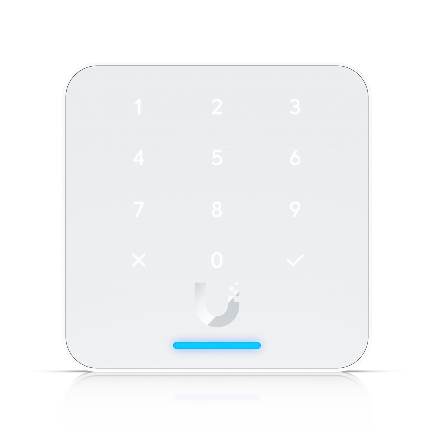 Ubiquiti Ubiquit Reader Flex, White ,Third-generation NFC Card Reader With A Keypad & Apple Touch Pass Support, Outdoor Ip55, Power Via Poe, 2Yr Warr