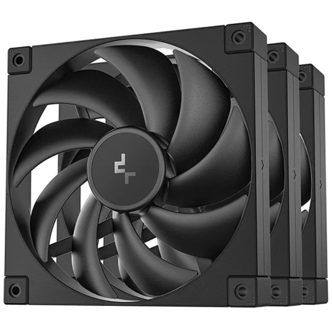 DeepCool Fd14(3In1) Performance 140MM Case Fans ,4-Pin PWM, 400-1650 RPM, Hydro Bearing