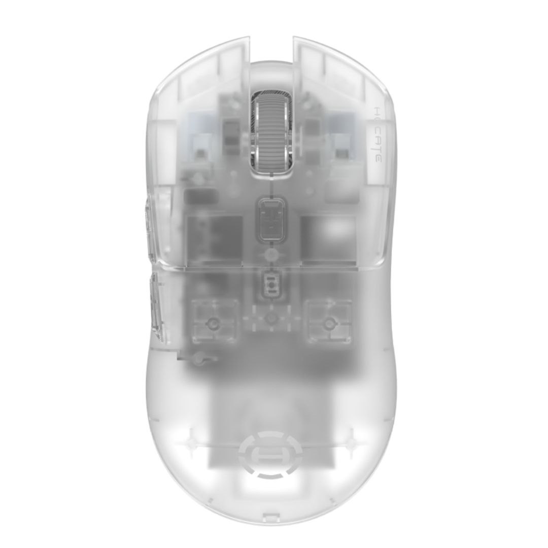 Edifier G3M Pro Tri-Mode Wireless Gaming Mouse -Transparent White 26000 Dpi 70 Hours Battery Lifespan Three-Way Wireless Connectivity