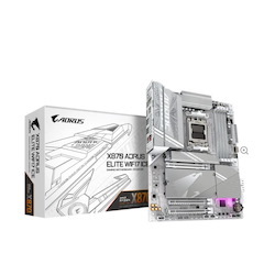 Gigabyte X870 Aorus Elite WF7 Ice Amd Am5 Atx Motherboard 4X DDR5~256GB,3x PCIe X16, 4X M.2, 4X Sata 6, 4X Usb 3.2, 4X Usb2.0, 2X Usb-C,