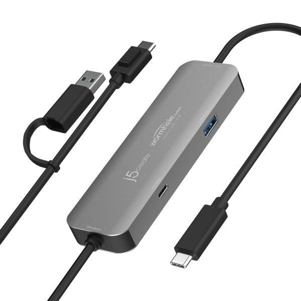 J5create JCH422 Wormhole Switch CrossLink Usb-C Hub - Windows To Ipad/Iphone 15 And Above