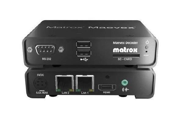 Matrox NQR *Refurbished* Matrox Maevex AV-over-IP Encoder/Decoder Bundle. 1 Year Warranty.