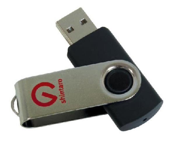 Shintaro 64GB Rotating Pocket Disk - Usb 2.0, High-Speed, Slim Design